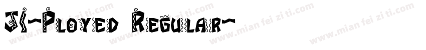 JI-Ployed Regular字体转换